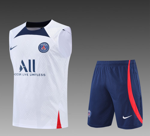 22-23 PSG training  White Vest Suit