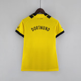 22-23 Dortmund Home Yellow woman Jersey
