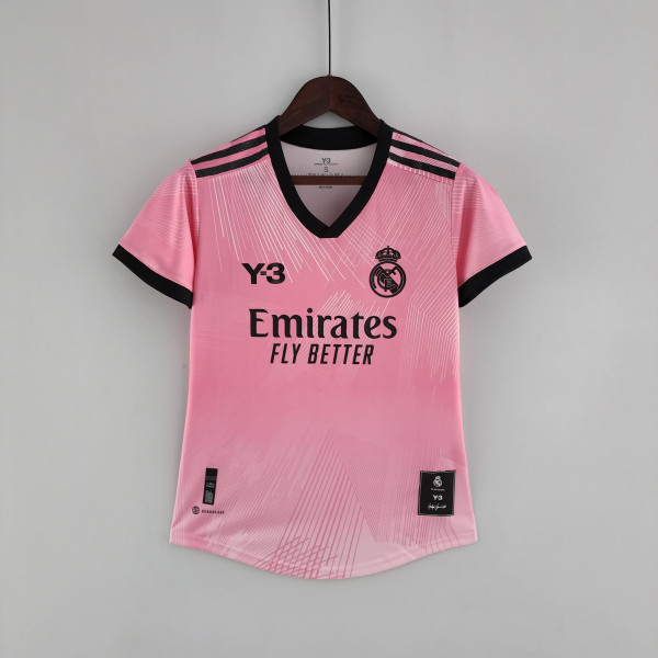 22-23 Real Madrid Y3 Edition Pink Woman Jersey