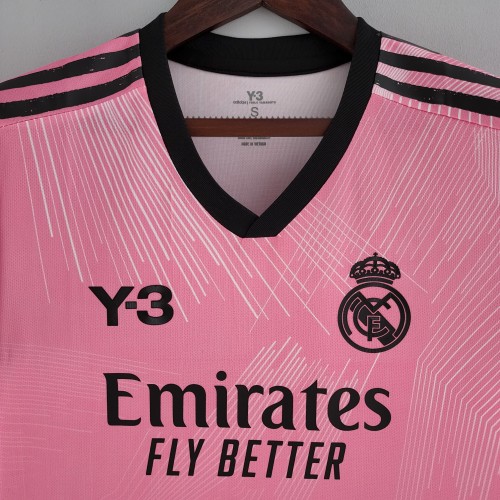 22-23 Real Madrid Y3 Edition Pink Woman Jersey