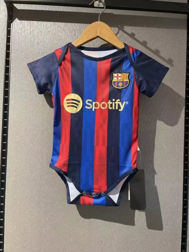 22-23 Barcelona Home Baby crawling suit