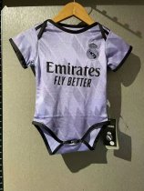 22-23 Real Madrid Away Purple Baby crawling suit