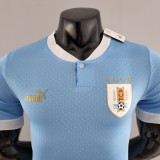 2022 Uruguay Home Player Jersey/2022 乌拉圭主场球员