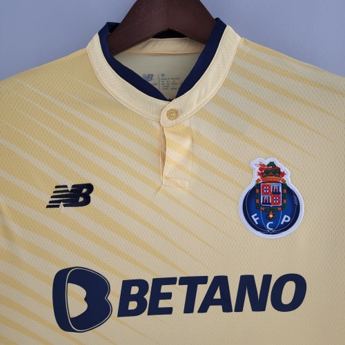 22-23 Porto Away Yellow Fans Jersey