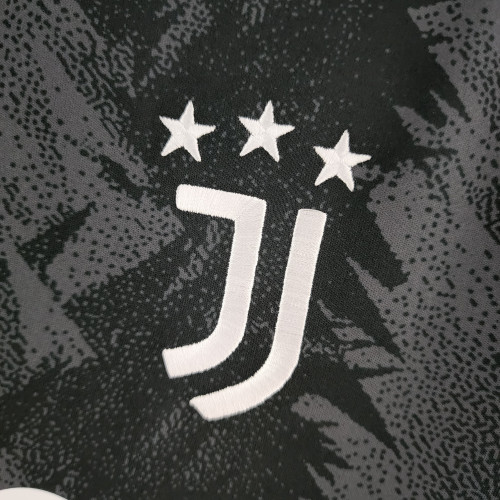 22-23 Juventus Away Black Fans Jersey