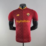 22-23 Roma Home Player Version Jersey/22-23罗马主场球员版