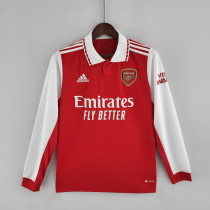 22-23 Arsenal Home Red Long Sleeve Jersey