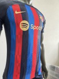 2022-2023 Barcelona home player Jersey