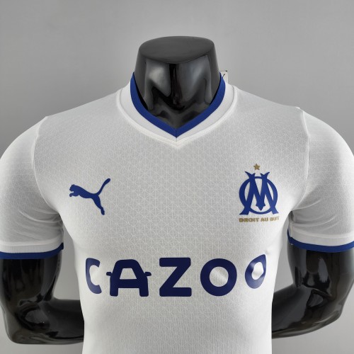 22-23 Marseille Home White Player Jersey