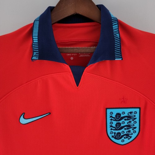 2022 England away Red Fans Jersey