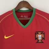 2006 Portugal Home Retro Jersey/2006 葡萄牙主场