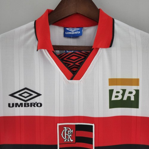 1995 Flamengo Away White Jersey