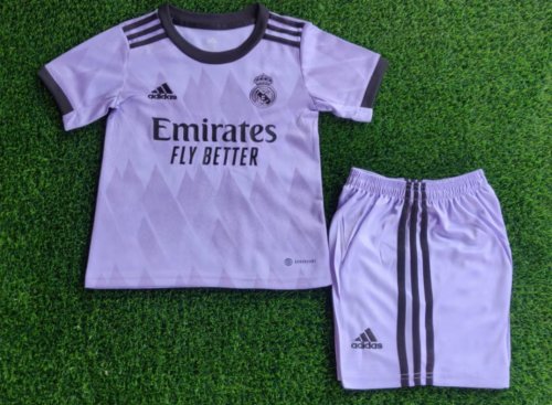 22-23 Real Madrid Away Kid Kit