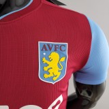 22-23 Aston Villa Home Player Jersey