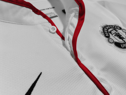 12-13 Manchester United Away White Retro Jersey/12-13 曼联客场