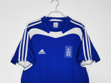 2004 Greece Home Blue Retro Jersey/2004 希腊主场