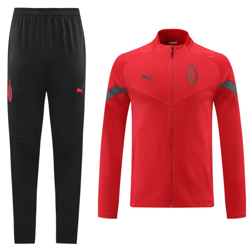 22-23  Ac Milan Red Jacket Suit