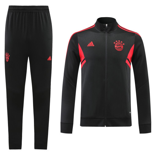 22-23 Bayern Munich Black Jacket Suit