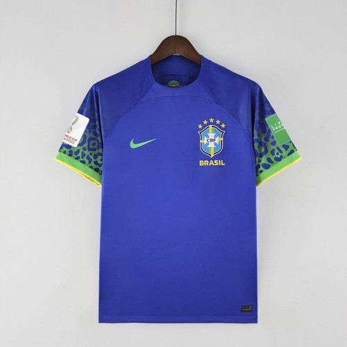 2022 World Cup Brazil Away Fans Jersey