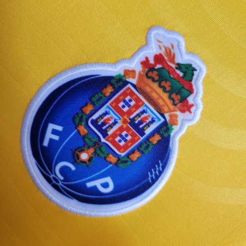 22-23 Porto Yellow  Goal Keeper Long Sleeve Jersey
