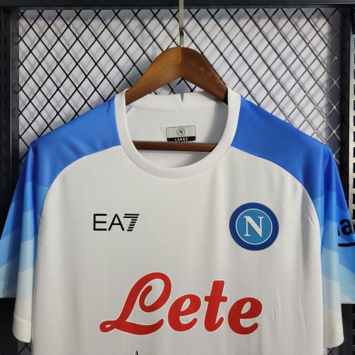 22-23  Napoli  Away White  Jersey