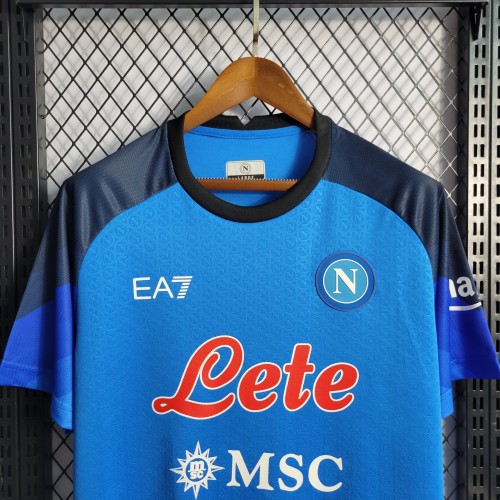 22-23  Napoli  Home  Blue Jersey