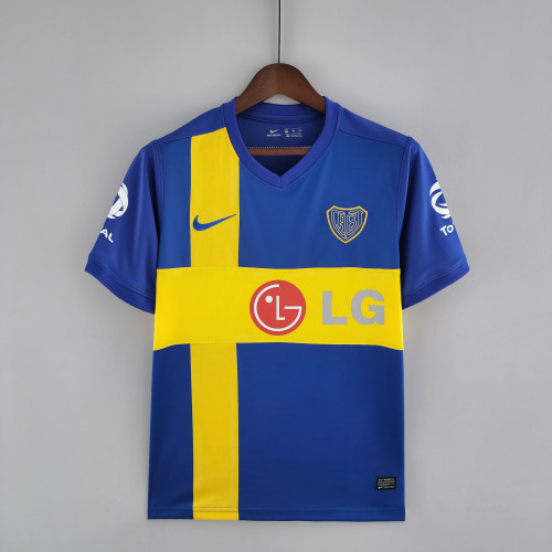 09-10 Boca Juniors Home  Retro Jersey