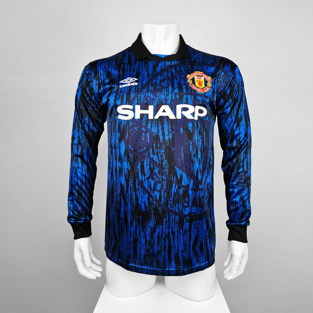 Manchester United 1990/92 Away Long Sleeve Shirt – Premier Retros