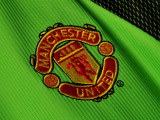 98-99 Manchester United Goal Keeper Green Long Sleeve Retro Jersey/98-99 曼联守门员长袖