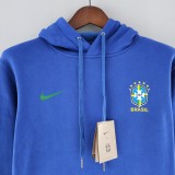 2022  Brazil Blue Hoodie