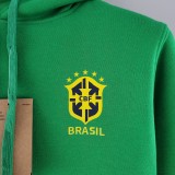 2022  Brazil Green Hoodie