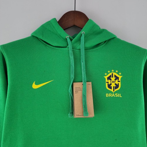 2022  Brazil Green Hoodie