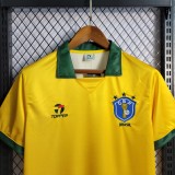 1988-1990 Brazil Home Retro Jersey