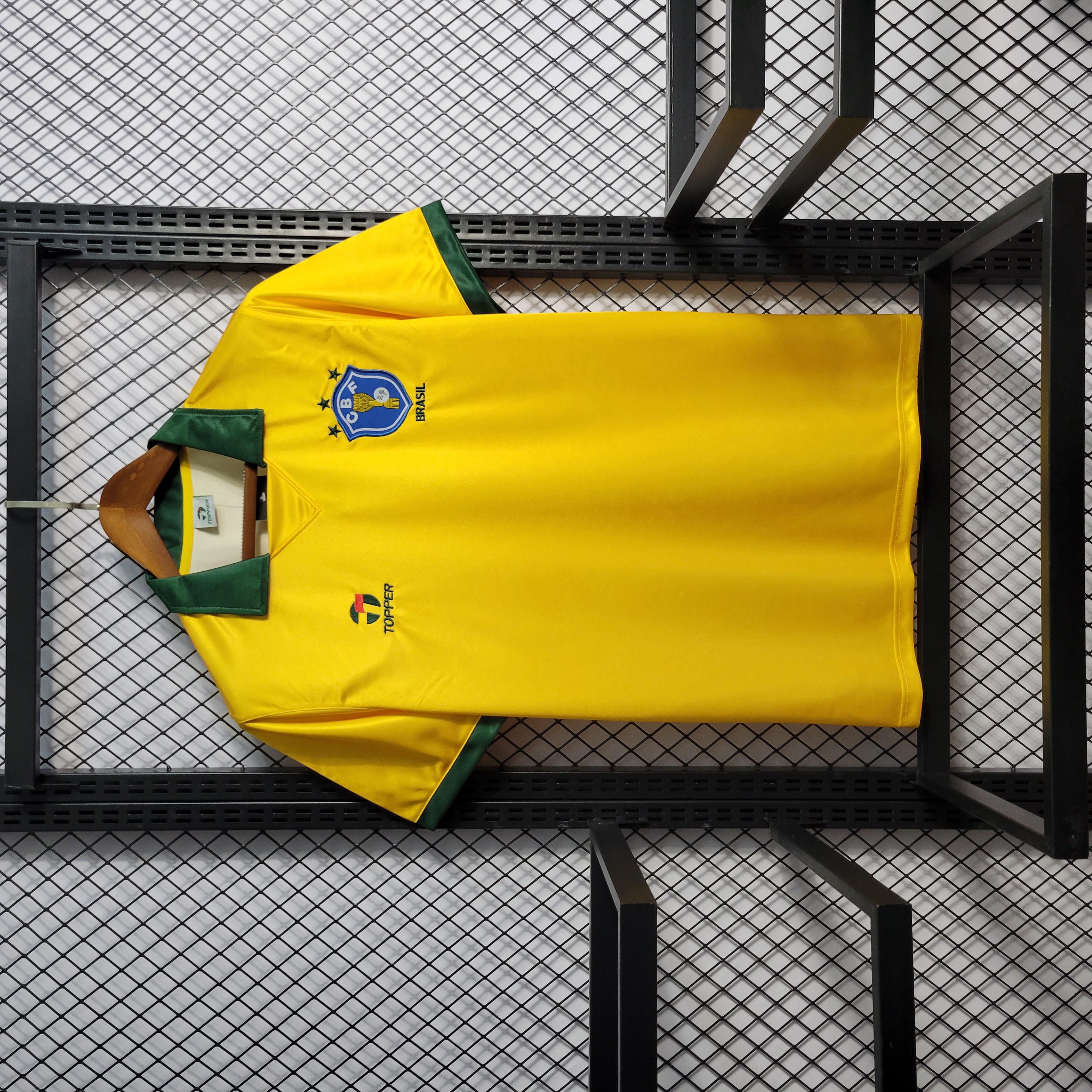 ブラジル代表 1990 ホーム #8 ヴァルド ユニフォーム 1988-1990 Brazil Home Retro Jersey/88-90巴西主场