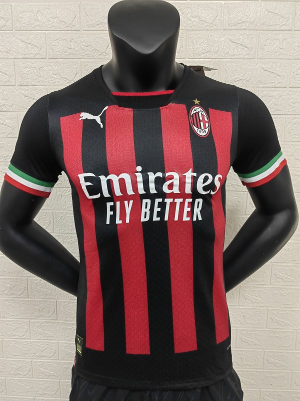 22-23 AC Milan Home Player Jersey/22-23 AC米兰主场球员版