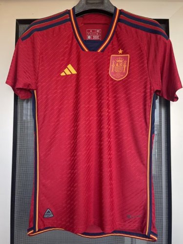 2022 Spain Home  Player Jersey