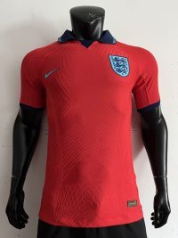 2022 England Away Red Player Jersey
