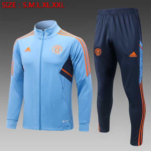 22-23 Manchester City Blue Jacket Suit