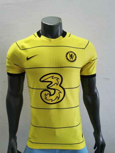 21-22 Chelsea Away yellow Player Jersey