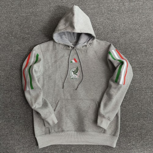 2022 Mexico Black , White and Gray Hoodie