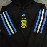 2022  Argentina Black and White Hoodie