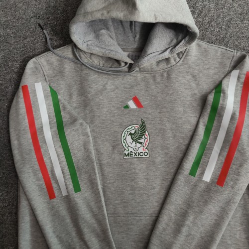2022 Mexico Black , White and Gray Hoodie/2022 墨西哥带帽卫衣