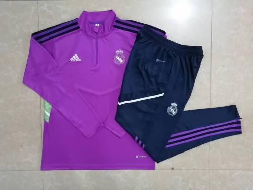 22-23 Real Madrid purple Training suit