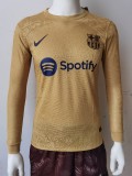 22-23 Barcelona Away Long Sleeve Player Jersey/22-23 巴萨客场长袖球员版