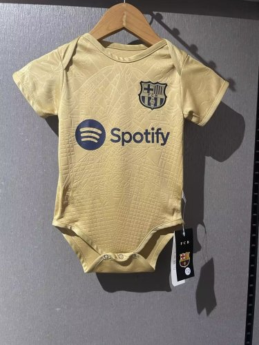 22-23 Barcelona Away Baby crawling suit