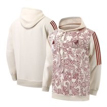2022 Mexico White red Hoodie