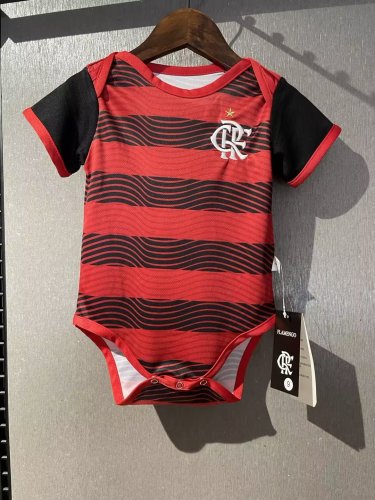 22-23 Flamengo Home Baby crawling suit