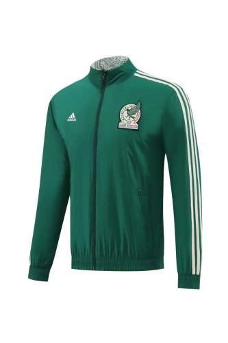 2022  Mexico Green  and White 2 Side Jacket