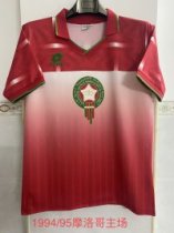 94-95 Morocco Home Red Retro Jersey/94-95 摩洛哥主场