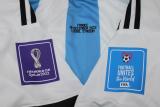 2022 Argentina Home Final Game Fans Jersey/2022 阿根廷主场决赛球迷版2星